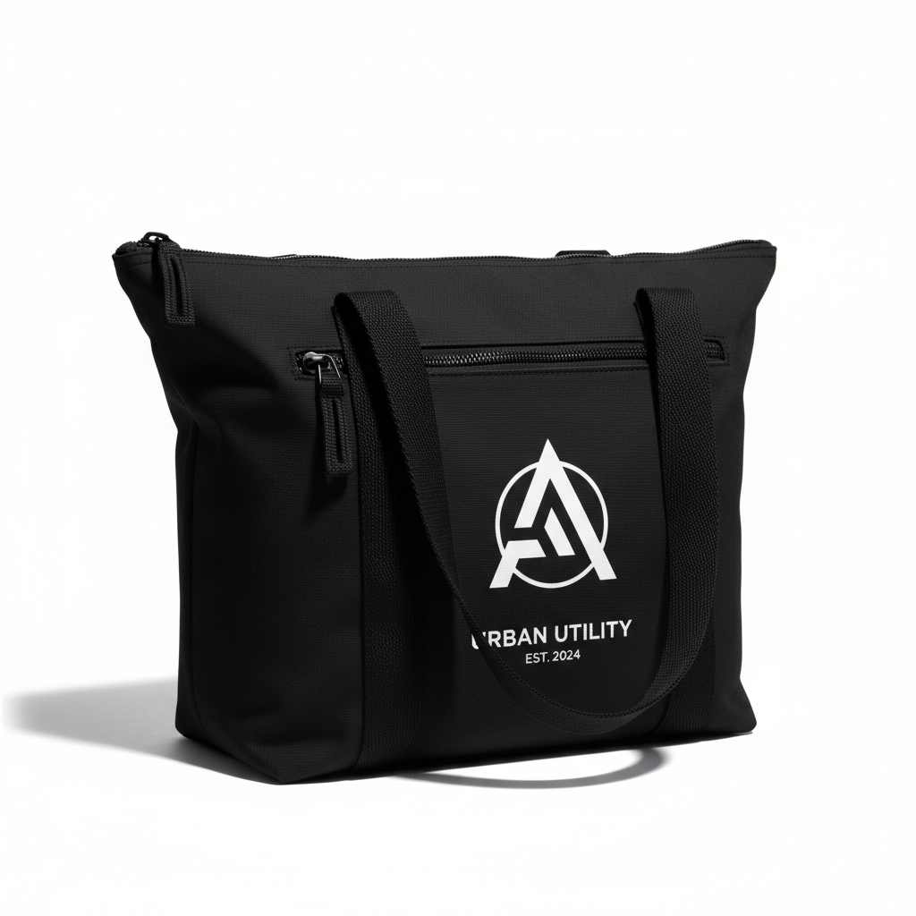 DripGodz Zip Tote Bag — Black
