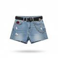 DripGodz Denim Shorts Light Wash