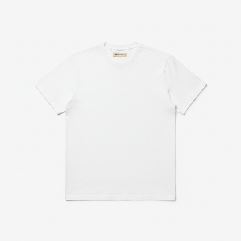 DripGodz Plain Basic Tee White
