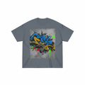 DripGodz Abstract Print Tee Grey