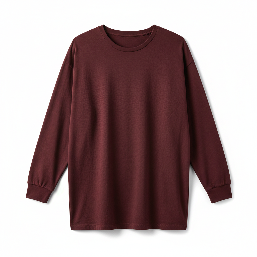 DripGodz Full Sleeve Tee Maroon