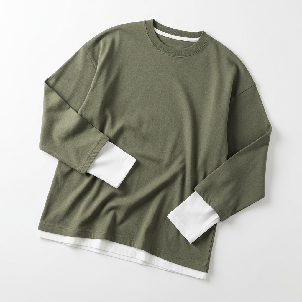 DripGodz Layered Full Sleeve Olive